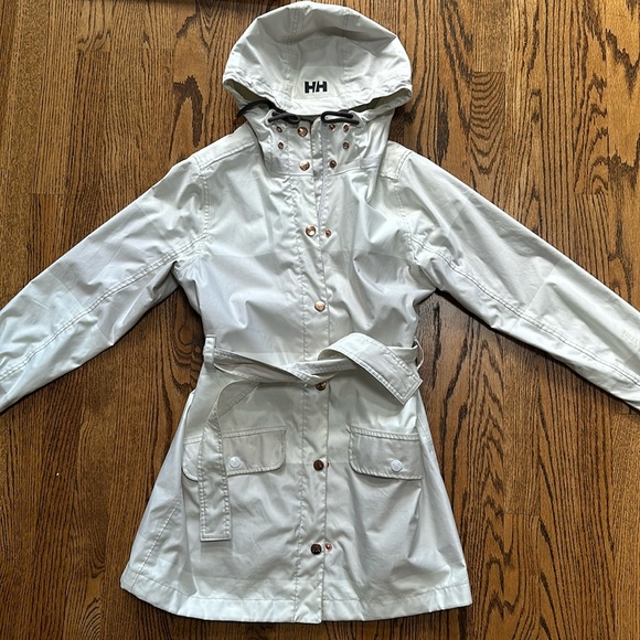 Helly Hansen Lyness II Raincoat Cream size S - Picture 1 of 5